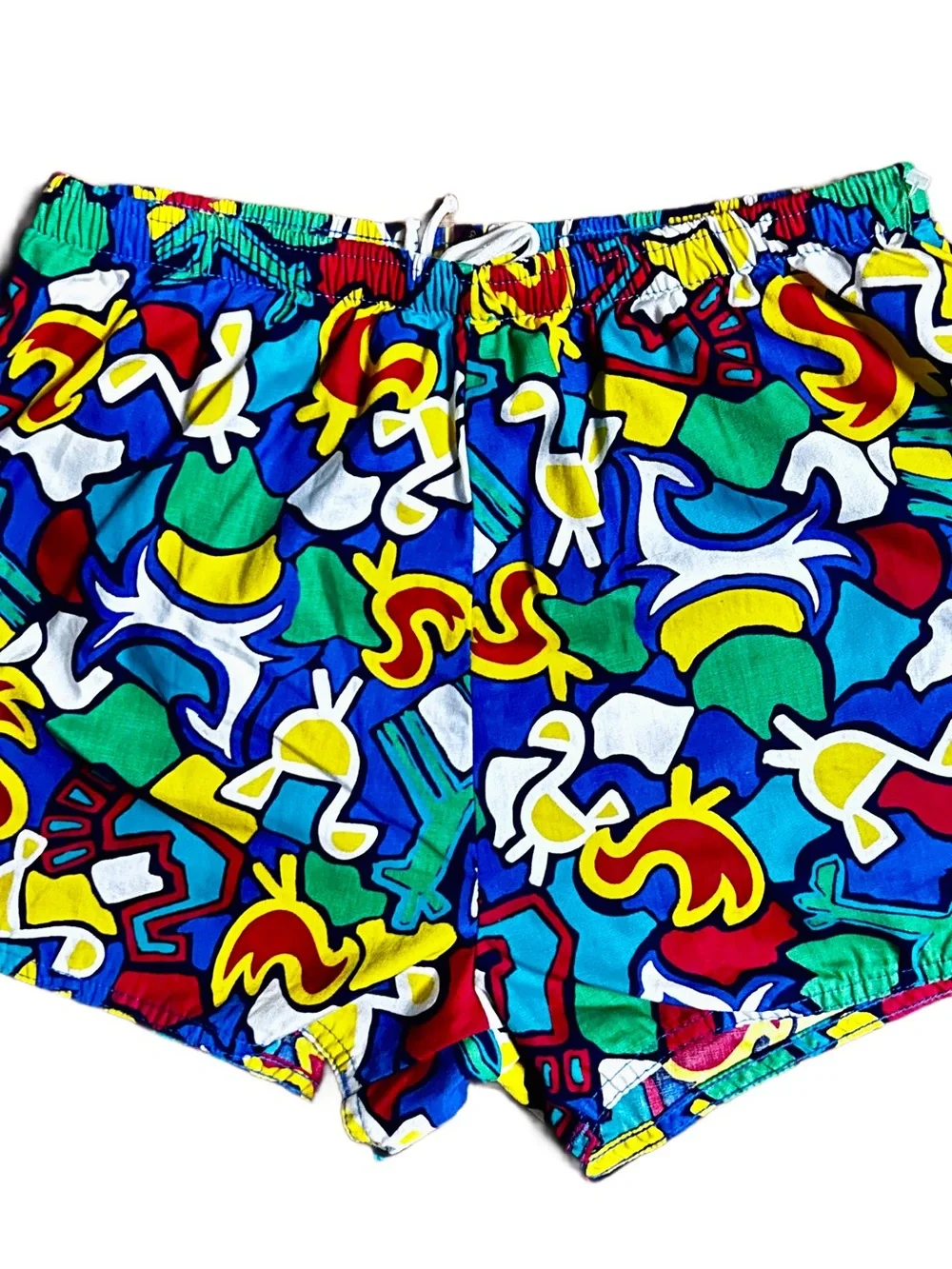 Sergio Valente ~ Men’s Large ~ USA ~ Vintage/ Retro ~ Multi-Colors ~ Swim Trunk